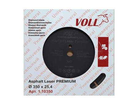 Алмазный диск Asphalt Laser PREMIUM VOLL 350x25,4 мм  Алмазный диск Asphalt Laser PREMIUM VOLL 350x25,4 мм