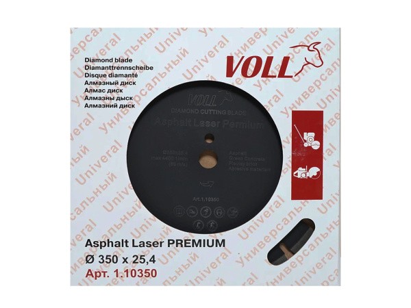 Алмазный диск Asphalt Laser PREMIUM VOLL 350x25,4 мм  Алмазный диск Asphalt Laser PREMIUM VOLL 350x25,4 мм