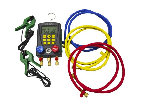 Цифровой манометрический коллектор VOLL V-100 Digital, комплект